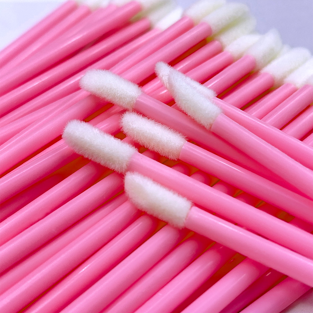 Beauty Makeup Vanity - 50/500 pçs escova labial descartável extensão