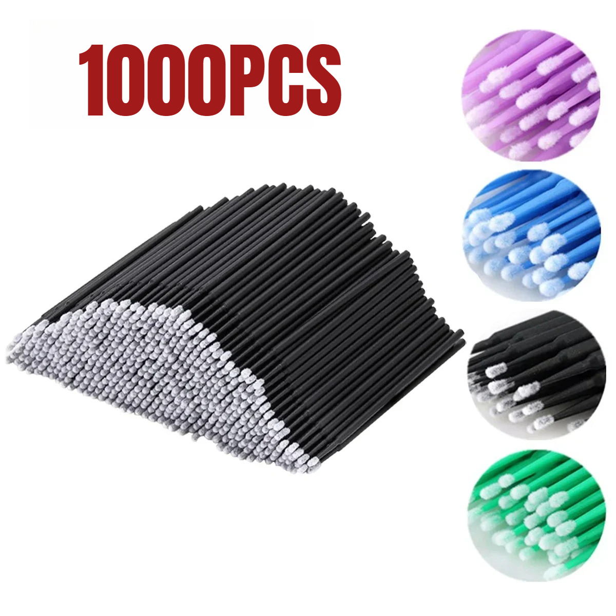 Beauty Makeup Vanity - 1000/500 pçs escova de limpeza de