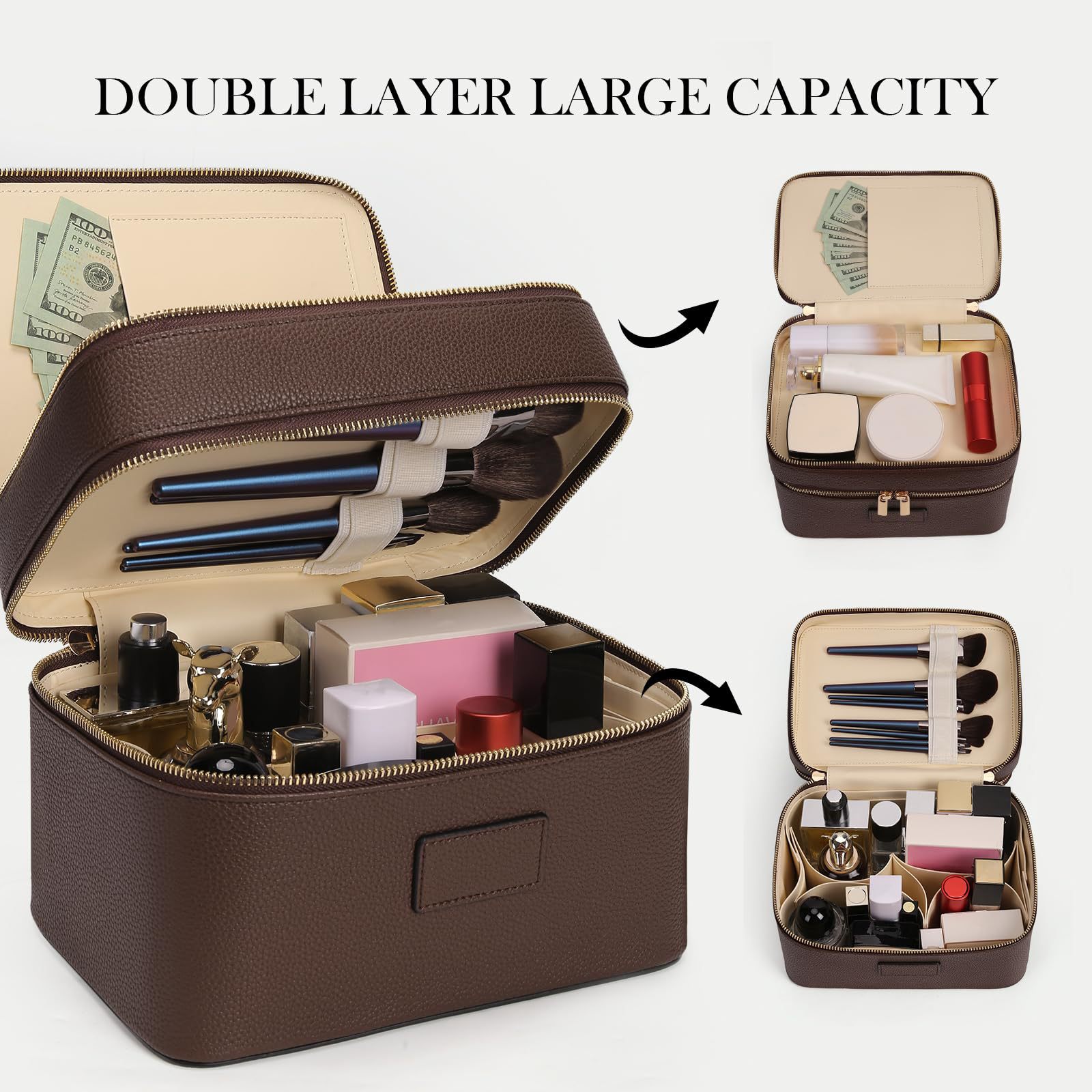 Beauty Makeup Case - Bolsa de Cosméticos de Luxo de