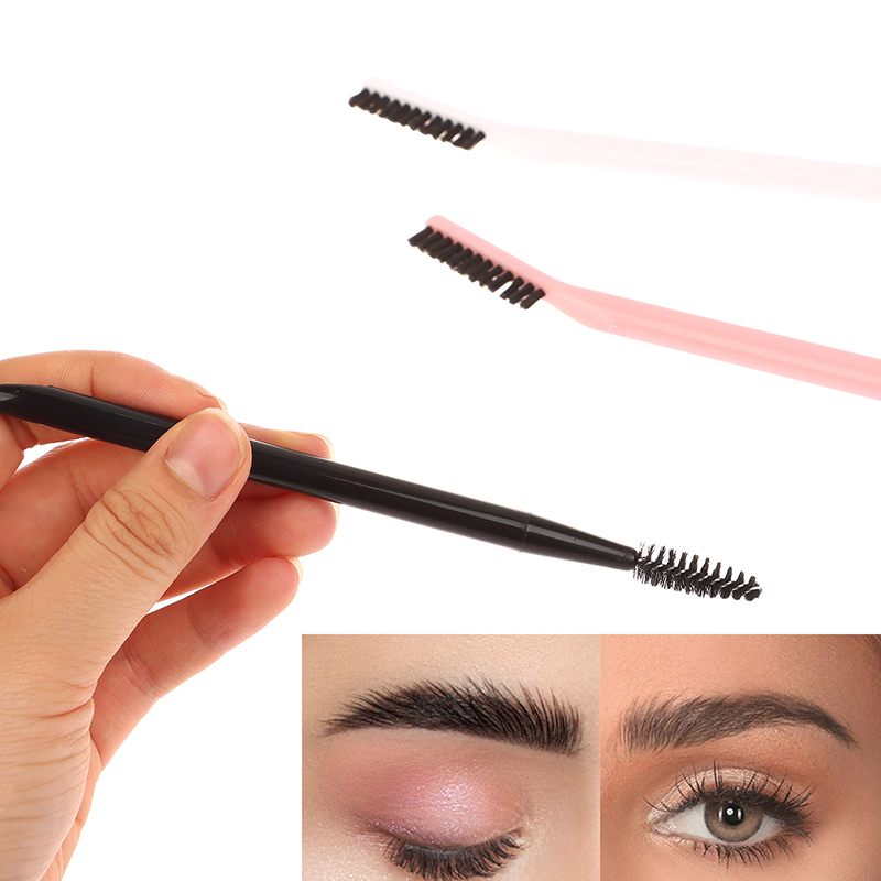 Beauty Makeup Fashion - Escova de Sobrancelha de Ponta Dupla