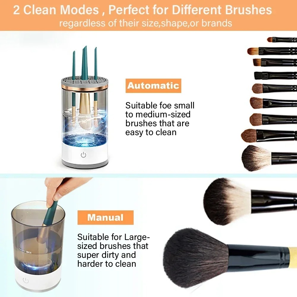 Limpador Automático Elétrico d - Beauty Makeup Fashion avaliação e preço