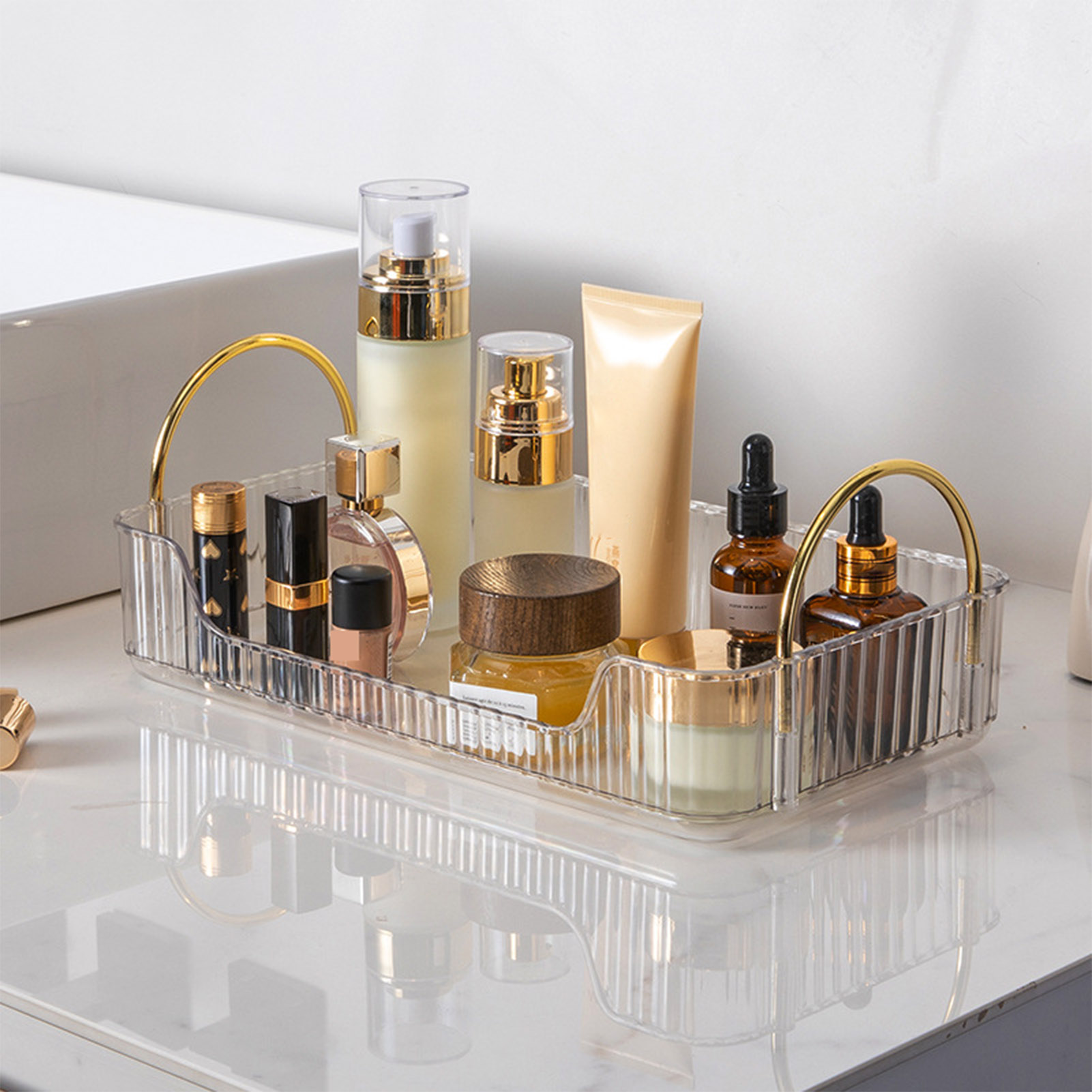 Organizador de banheiro de lux - Beauty Makeup Vanity avaliação e preço