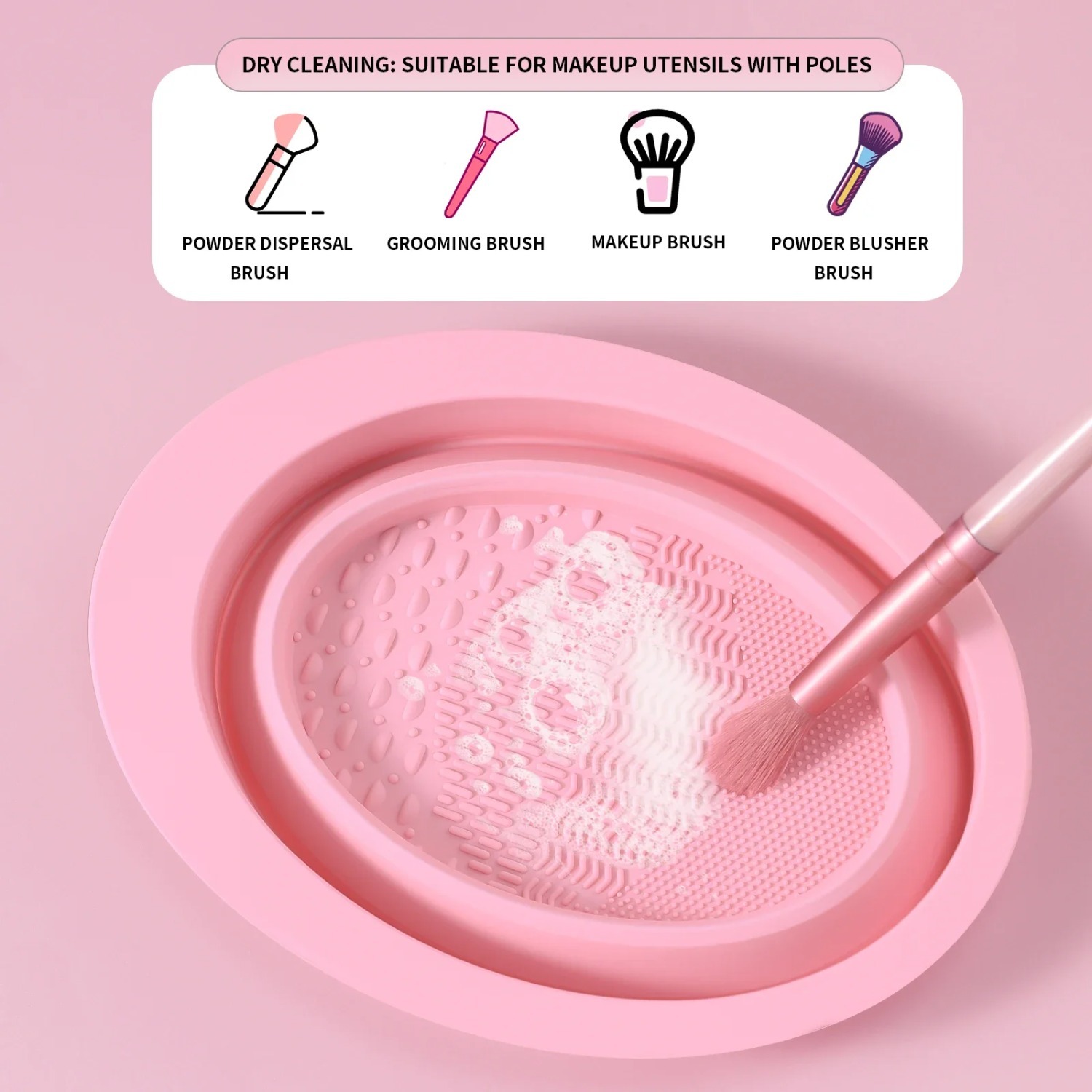 Kit de Limpeza de Pincéis de M - Beauty Makeup Fashion avaliação e preço