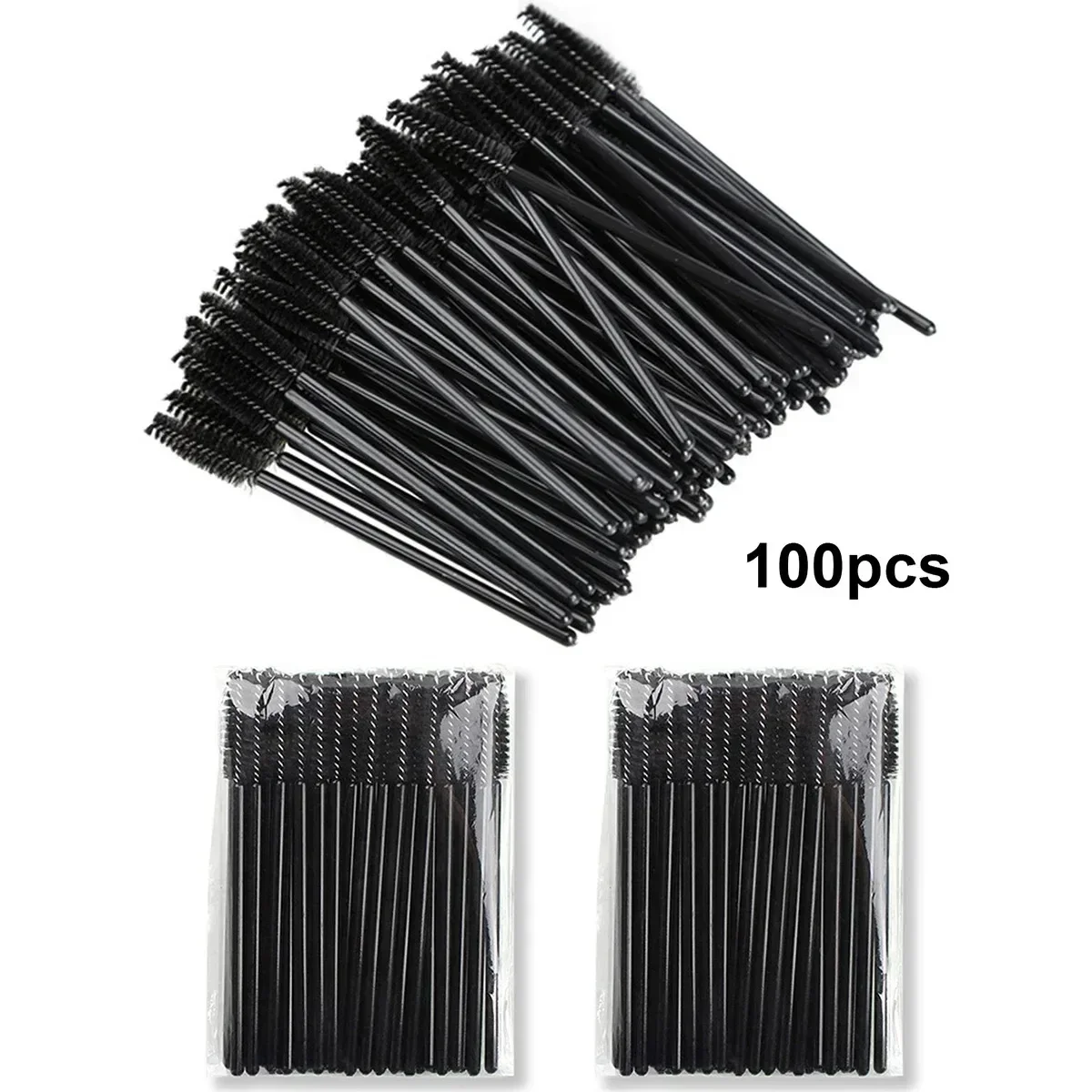Atacado 100 pçs escovas de cíl - Beauty Makeup Vanity avaliação e preço