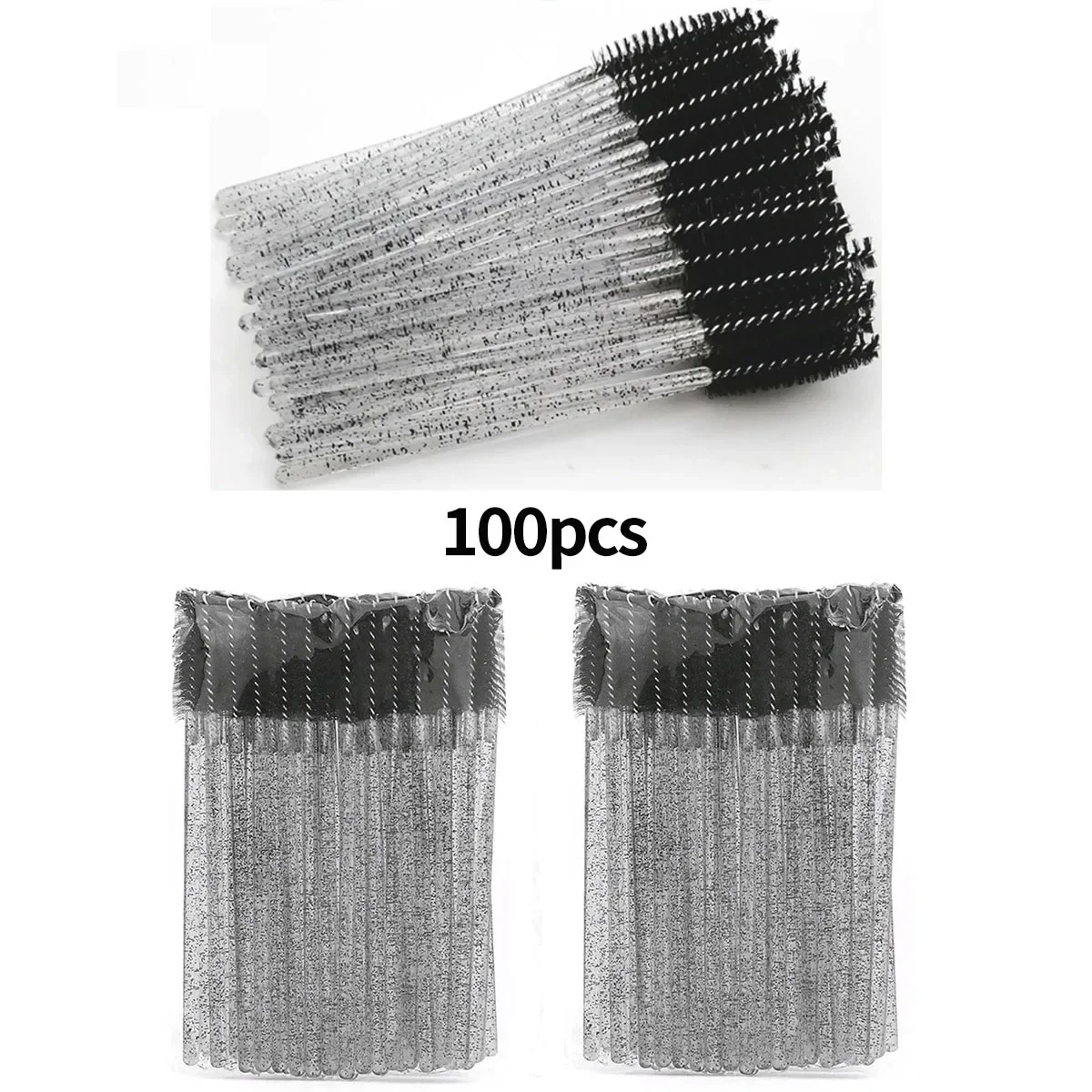 Atacado 100 pçs escovas de cíl - Beauty Makeup Vanity avaliação e preço