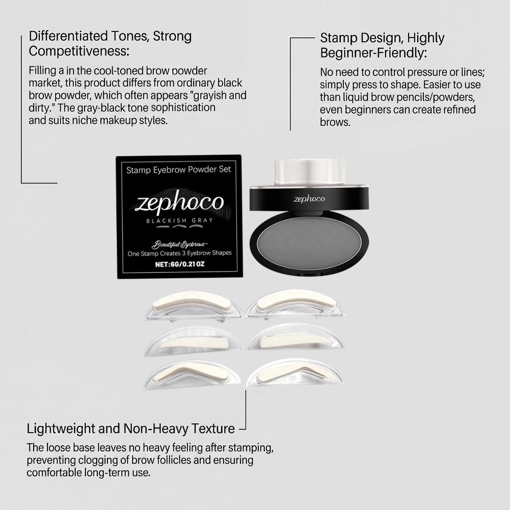 Kit de Pó para Sobrancelhas co - Beauty Mark Makeup avaliação e preço