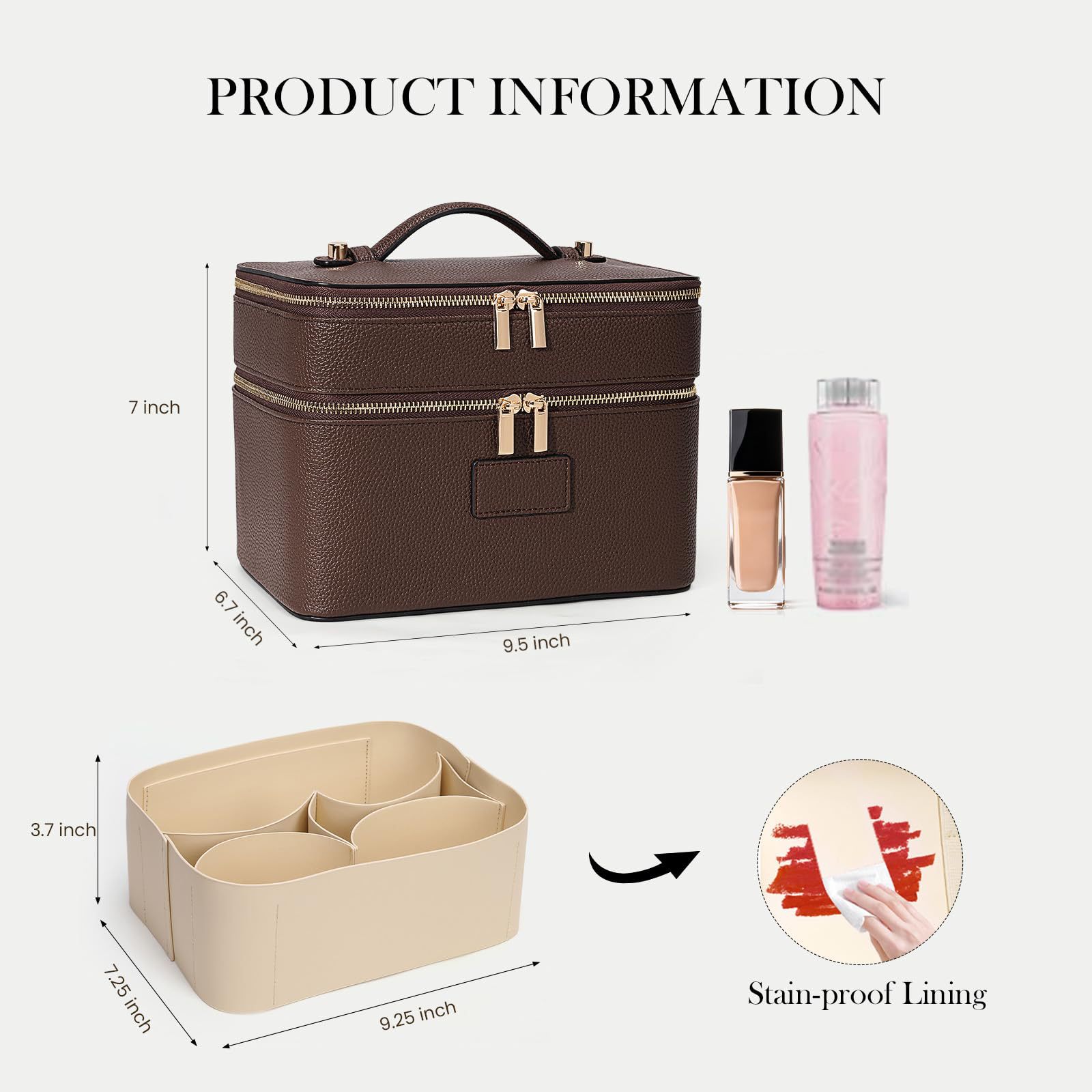 Bolsa de Cosméticos de Luxo de - Beauty Makeup Case avaliação e preço