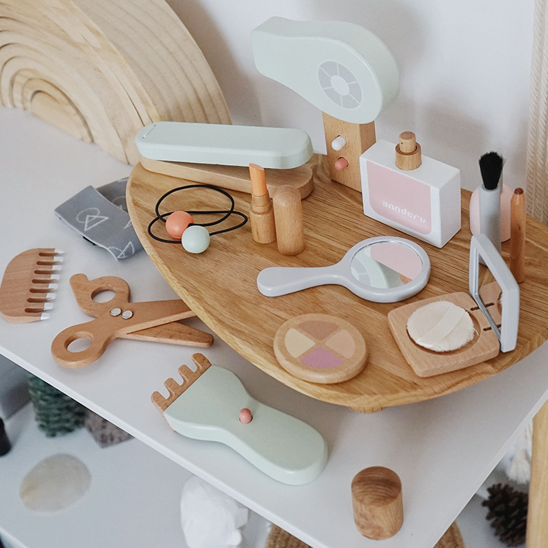 Novas crianças de madeira simu - Beauty Makeup Kids avaliação e preço