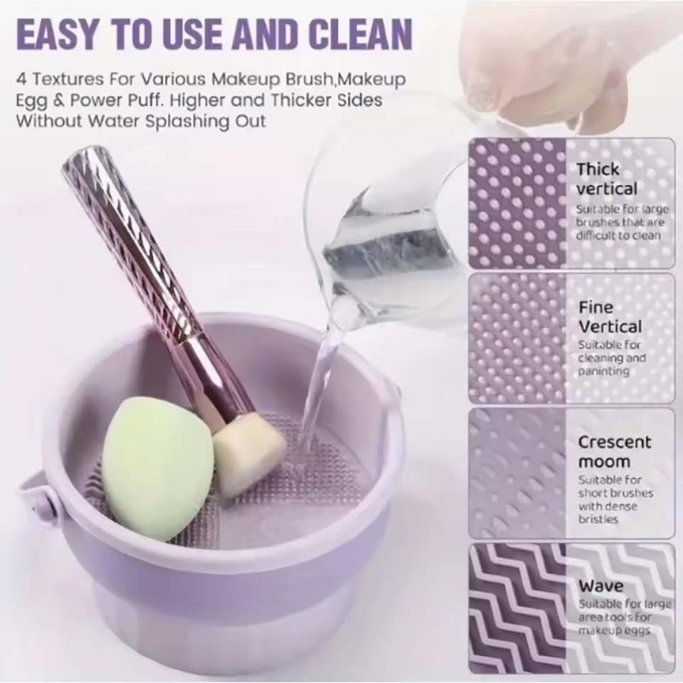 Tigela para Limpeza de Pincéis - Beauty Makeup Tools Set avaliação e preço