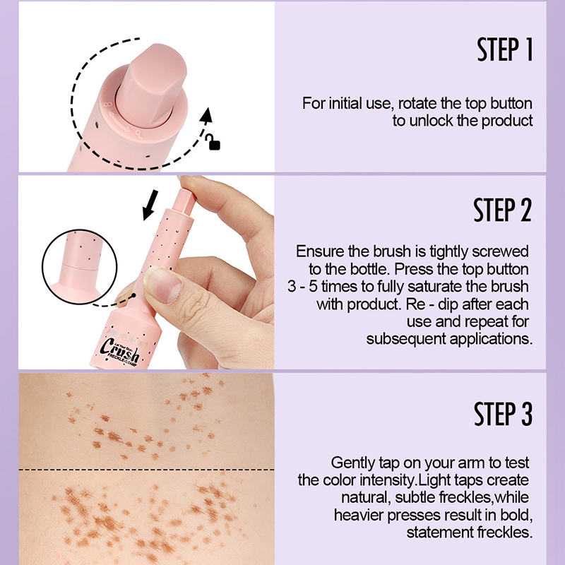 Rosto falso sardas selo caneta - Beauty Mark Makeup avaliação e preço