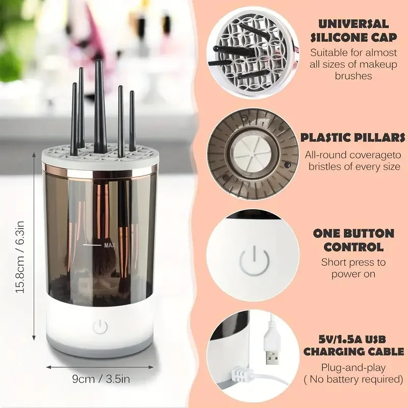 Usb plug portátil escova de ma - Beauty Makeup Fashion avaliação e preço