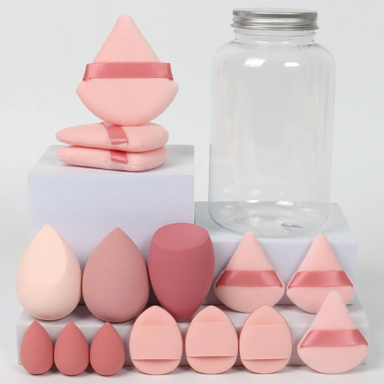 12/15 Peças Esponjas de Maquia - Beauty Makeup Blender avaliação e preço